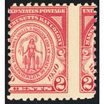682, Mint NH 2¢ - Scarce Misperforated Error - Stuart Katz