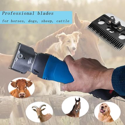Horse Clippers,550W Electric Horse Grooming Kit,Professional Livestock Clippers,