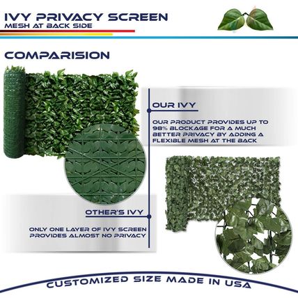58"X117" Faux Leaf Privacy Fence Screen Artificial Laurel Leaves Fence Cover Wal