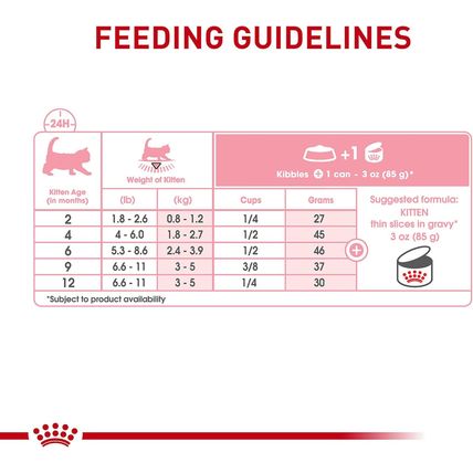 Royal Canin Feline Health Nutrition Kitten Thin Slices in Gravy Canned Cat Food,