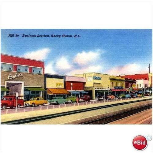 1950's Rocky Mount, North Carolina "Business Section"