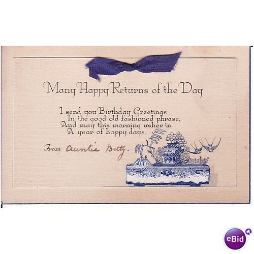 old Birthday card