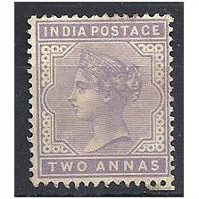 India 1900 SG116 2a Pale Violet Mounted Mint ..