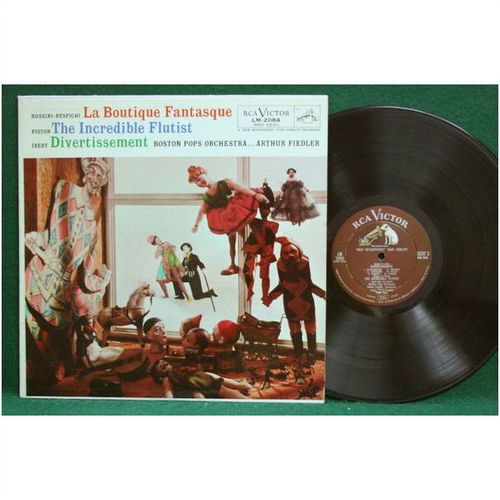 Fiedler - Rossini-Respighi: Boutique Fantastique/Piston/Ibert - LM 2084 - EX-