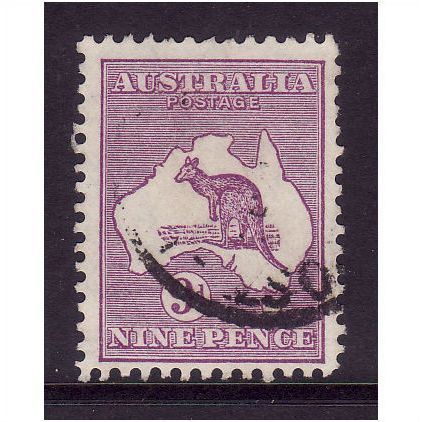 AUSTRALIA 1929 SG108 9d VIOLET FINE USED#2