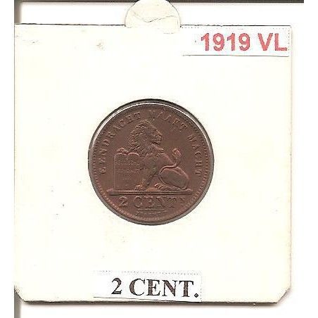 BELGIE 2 CENT. 1919 FR