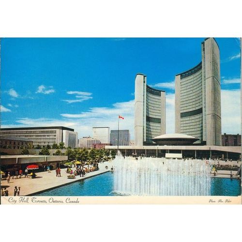 Canadian PC 1978 - City Hall, Toronto, Ontario, Canada