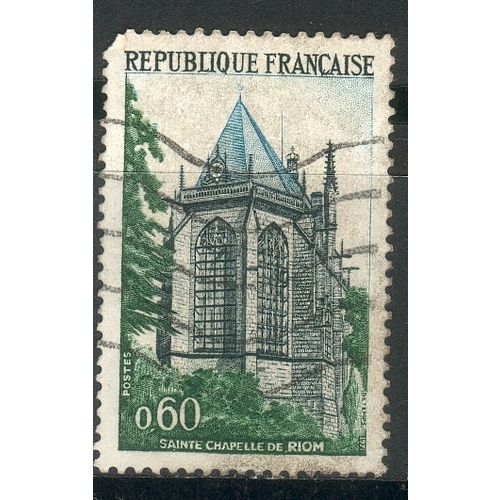 France 1971 - SG 929 - 60c Sainte Chapelle, Riom - used