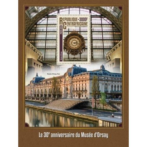CENTRAL AFRICA 2016 SHEET MNH ORSAY MUSEUM ART PAINTINGS ARTE PINTURAS 2A