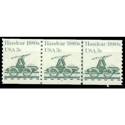 1898 3c Handcar Very Fine MNH Dry Gum PNC 2/3 P0972
