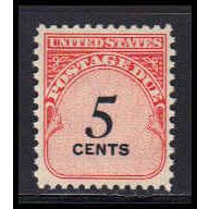 J93 5c Postage Due Fine MNH W2327