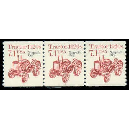 2127a 7.1c Tractor Fine MNH Dry Gum PNC 1/3 R0566