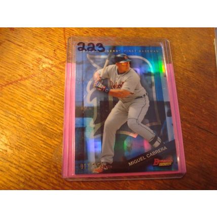 2015-2017, 2-Premium Cards, #'d/SP Variation, MIGUEL CABRERA, Tigers