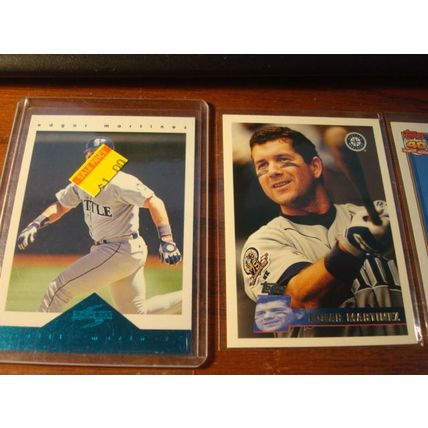 1990-1996, 9-Cards, HOF, EDGAR MARTINEZ, Mariners