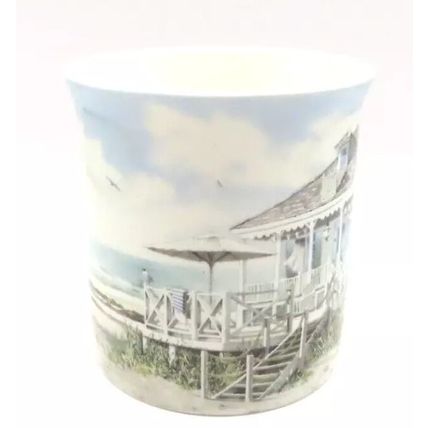Sea Breeze Mugs Ceramic Fine China Set of 4 in a Gift Box 9 CM Gift Tableware