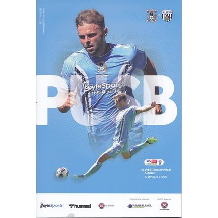 COVENTRY CITY v WEST BROMWICH ALBION CHAMPIONSHIP 2022/23