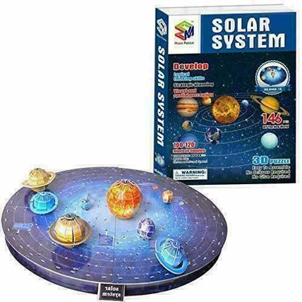 3D Solar System Jigsaw Puzzle Outer Space 3D Astronomy Planets Toy | Educational