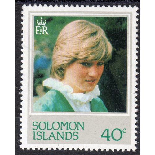 Solomon Islands Sg468 40c Lady Diana mint never hinged (G199)