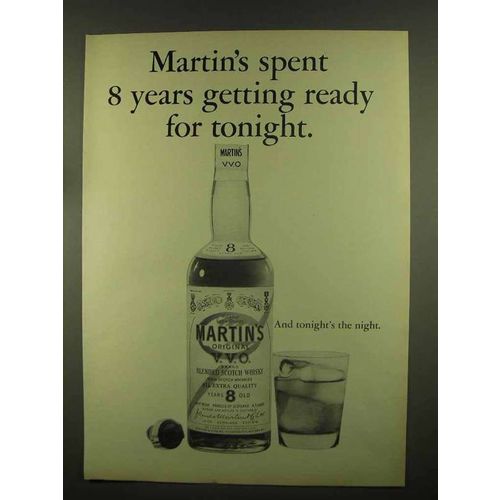 1965 Martin's Scotch Ad - Tonight's The Night