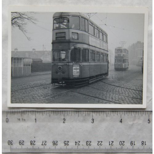 Photo Glasgow Tram no. 1323 in 1960