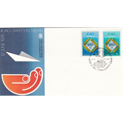 United Nations 1978 ICAO Safety in the Air FDC special cancel Unaddressed VGC