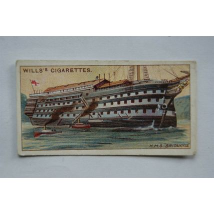 1911 Wills Celebrated Ships No. 33 HMS Britannia