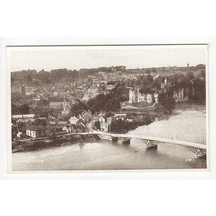 View of Chepstow Postcard Monmouthshire 11191