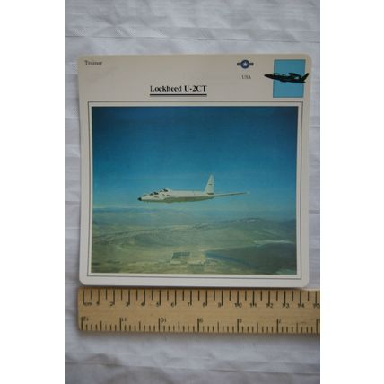 Lockheed U-2CT - USA - Trainer - Collectors Club Card