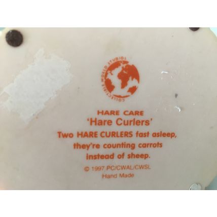 HARE CARE ORNAMENT - HARE CURLERS (1997)