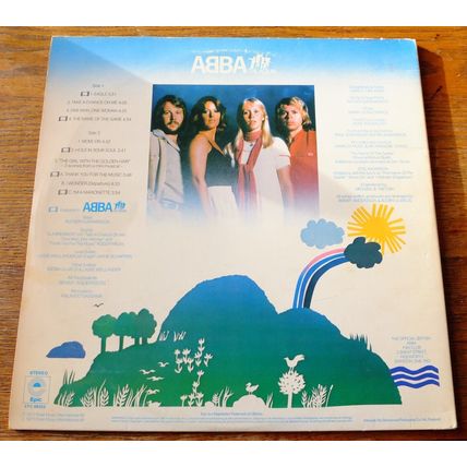ABBA The Album LP vinyl gatefold record 1977 Epic POP Sweden rock 1970s classic