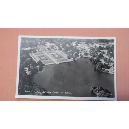 Aero Real Photo Postcard - Ariel view Trentham, Stoke on Trent - Staffordshire