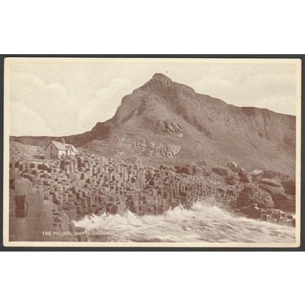 The Pillars, Giant's Causeway, Co Antrim, c.1920 - Valentine's Postcard
