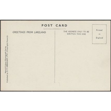 Dove Cottage, Grasmere, Westmorland, c.1960 - Abraham Postcard