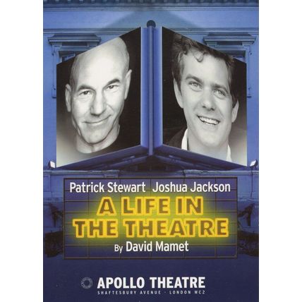Patrick Stewart Star Trek The Next Generation Theatre Show Postcard