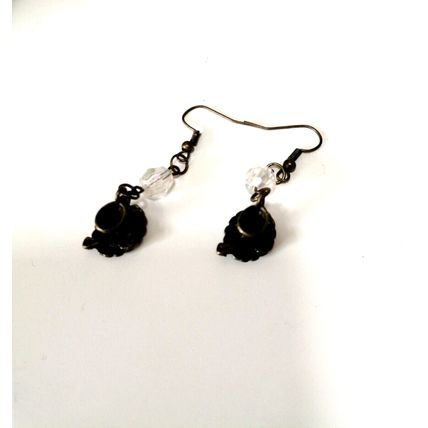 Teacup Earrings Teacup Hippie Earrirngs 5CM