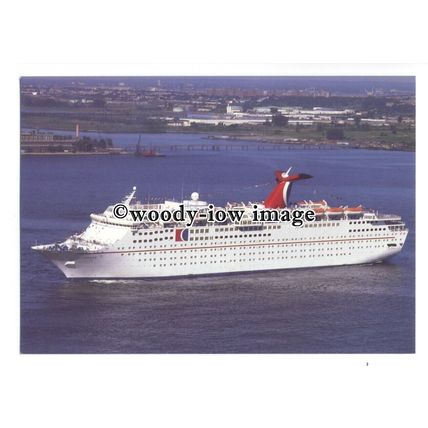 LN0582 - Carnival Cruises Liner - Jubilee at New York - postcard