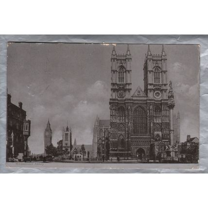 Westminster Abbey - London - Postally Used - Winchmore Hill 7th August 1905