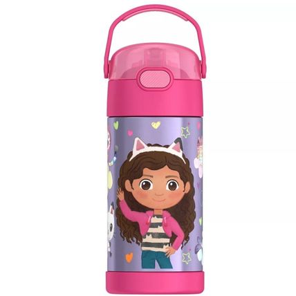 Thermos Kids' 12oz Stainless Steel FUNtainer Water Bottle with Bail Handle (Gabb