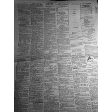 The New York Times, October 21, 1865 - Speeches at Cooper Union: Horace Greeley
