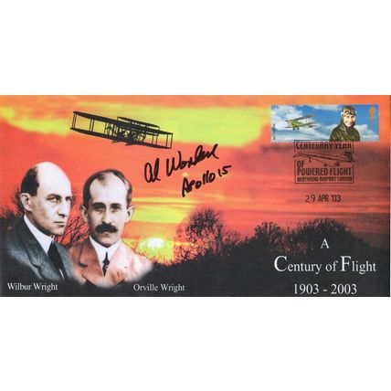 Al Worden Apollo 15 Limited Edition Wright Brothers Hand Signed FDC