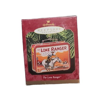 Vintage 1997 Hallmark Keepsake Christmas Ornament The Lone Ranger Lunchbox New