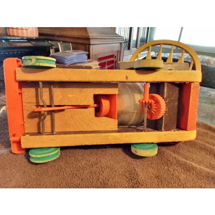 Old Vintage Original Fisher Price Concrete Mixer Truck # 926 1959