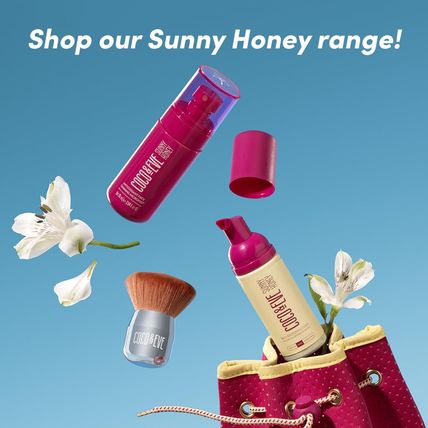 Coco & Eve Sunny Honey Bali Bronzing Bundle (Medium). All Natural Sunless Tannin