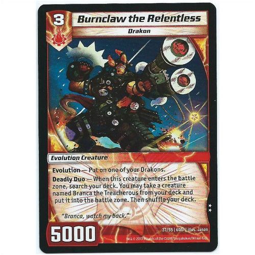 Kaijudo - DragonStrike Infernus - 37/55 - Burnclaw the Relentless