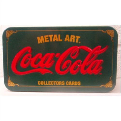 COCA COLA METAL ART COLLECTORS cards ( 1994 )