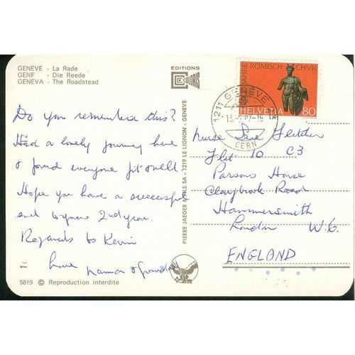 Switzerland PC 1987 - Geneve - La Rade (The Roadstead)