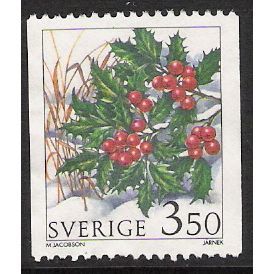 Fa 1945: 3 Kr. 50 multicoloured Winter Berries: Holly.