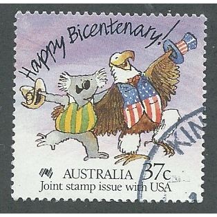 AUS 1988 37c 'BI-CENTENIAL OF AUSTRALIA' FINE USED (EBID44-482)