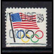 Used 2528 29c U.S. Flag Fine BPS A16618