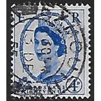 SG 546: 4d. ultramarine Definitive: Queen Elizabeth II, wmk. St. Edward's Crown